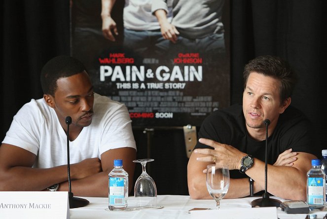 Pain & Gain - Events - Anthony Mackie, Mark Wahlberg