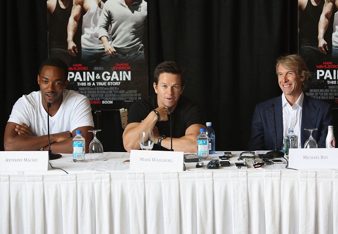 Pain and Gain - Events - Anthony Mackie, Mark Wahlberg, Michael Bay