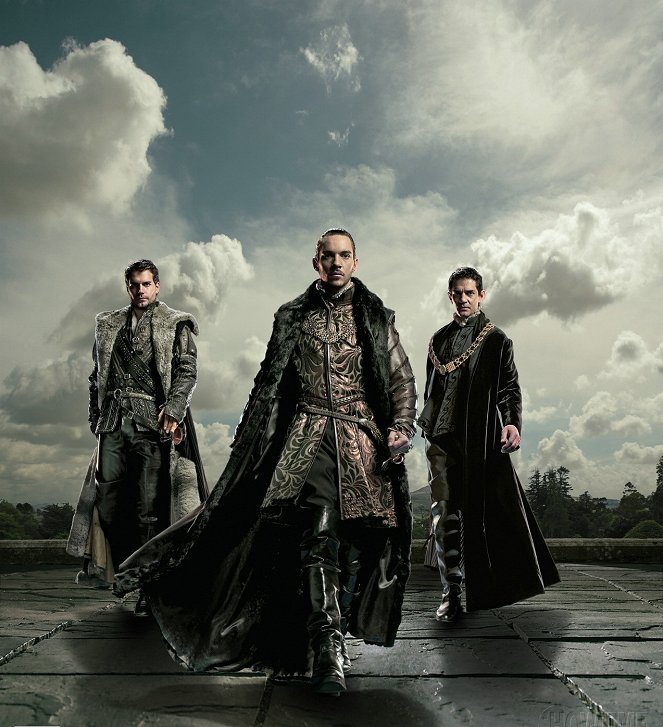 Die Tudors - Werbefoto - Henry Cavill, Jonathan Rhys Meyers, James Frain