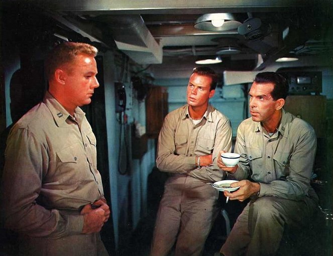 Vzbura na lodi Caine - Z filmu - Van Johnson, Robert Francis, Fred MacMurray