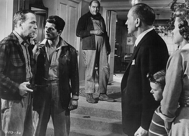 A félelem órái - Filmfotók - Humphrey Bogart, Dewey Martin, Robert Middleton, Fredric March, Richard Eyer