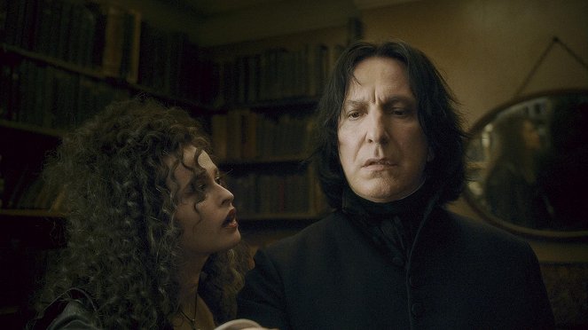 Harry Potter und der Halbblutprinz - Filmfotos - Helena Bonham Carter, Alan Rickman