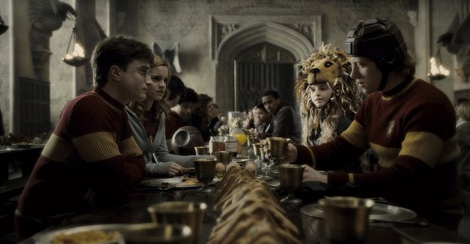 Harry Potter i Książę Półkrwi - Z filmu - Daniel Radcliffe, Emma Watson, Evanna Lynch, Rupert Grint