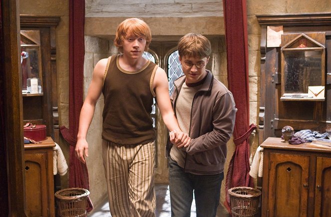 Harry Potter a Princ dvojí krve - Z filmu - Rupert Grint, Daniel Radcliffe