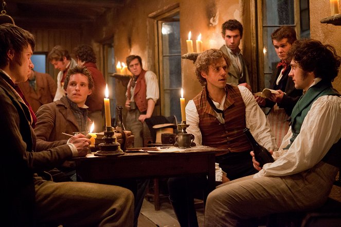 Les Misérables - Filmfotos - Eddie Redmayne, Aaron Tveit