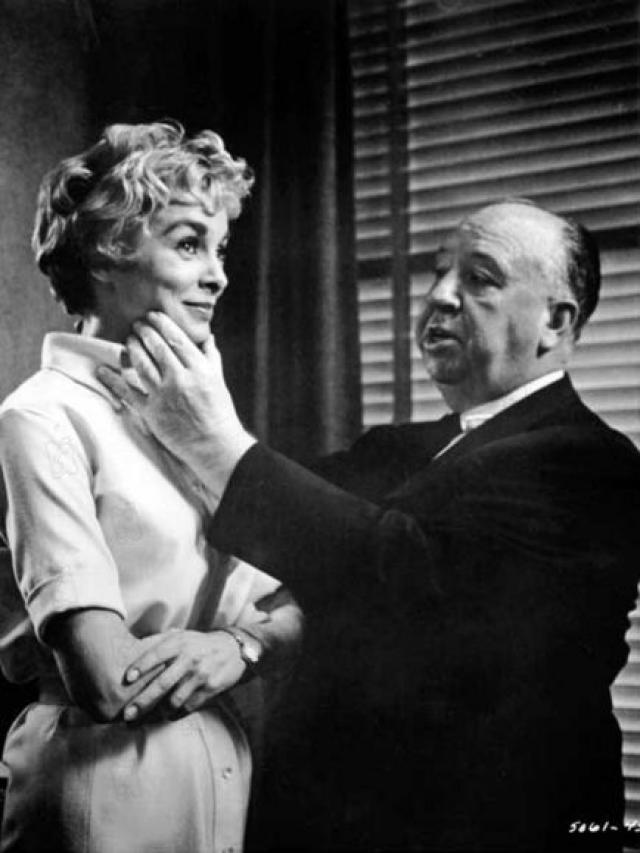 Psychose - Tournage - Janet Leigh, Alfred Hitchcock