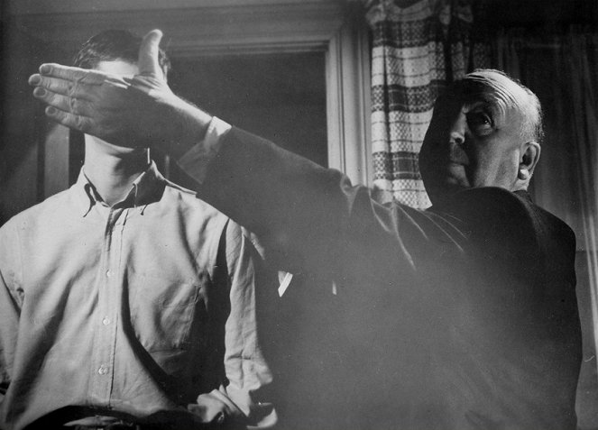 Psycho - Forgatási fotók - Alfred Hitchcock
