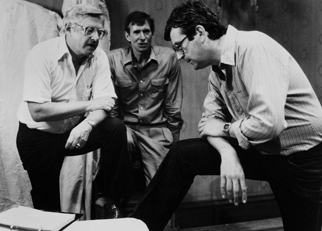 Psycho II - Dreharbeiten - Anthony Perkins, Richard Franklin
