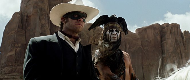 Lone Ranger - Filmfotos - Armie Hammer, Johnny Depp