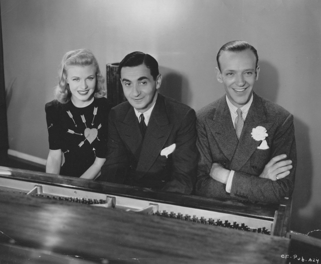 Vzdušné zámky - Z natáčení - Ginger Rogers, Fred Astaire