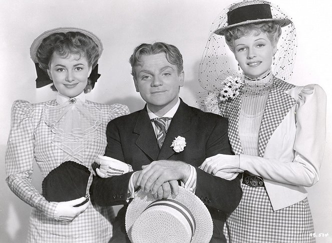 The Strawberry Blonde - Werbefoto - Olivia de Havilland, James Cagney, Rita Hayworth