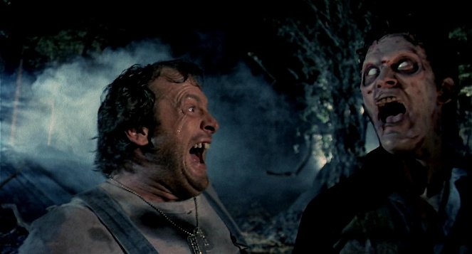 Evil Dead II - Photos - Dan Hicks, Bruce Campbell