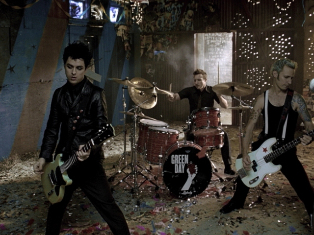 Green Day - Boulevard of Broken Dreams - Filmfotos - Billie Joe Armstrong, Tre Cool, Mike Dirnt