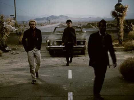 Green Day - Boulevard of Broken Dreams - Van film - Mike Dirnt, Billie Joe Armstrong, Tre Cool