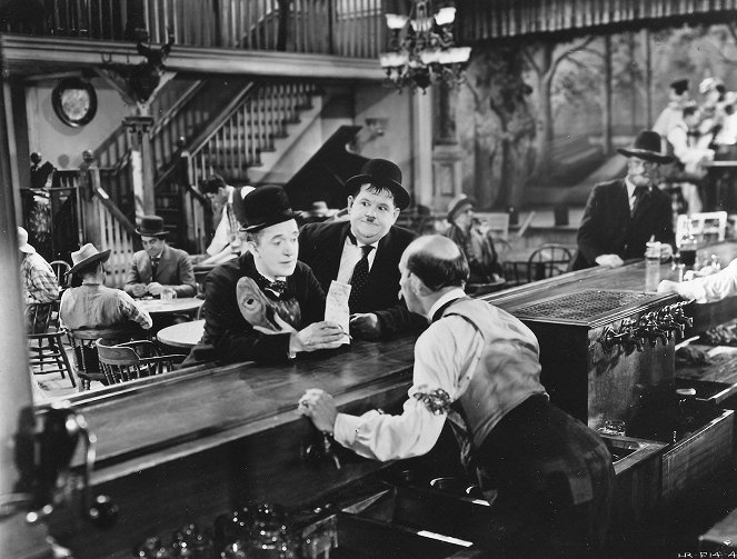 Na divokém západě - Z filmu - Stan Laurel, Oliver Hardy