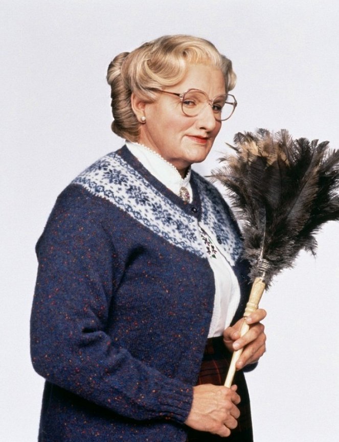 Mrs. Doubtfire – Das stachelige Kindermädchen - Werbefoto - Robin Williams