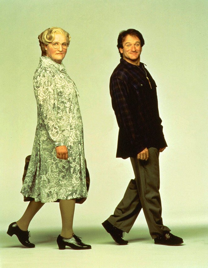 Mrs. Doubtfire - Apa csak egy van - Promóció fotók - Robin Williams