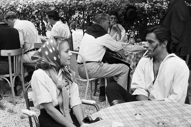 Die schwarze Tulpe - Dreharbeiten - Jane Fonda, Alain Delon