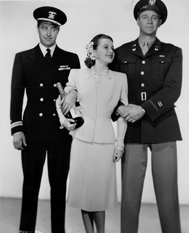The Well-Groomed Bride - Werbefoto - Ray Milland, Olivia de Havilland, Sonny Tufts