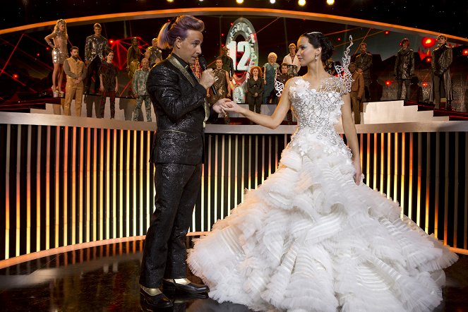 The Hunger Games: Catching Fire - Photos - Stanley Tucci, Jennifer Lawrence