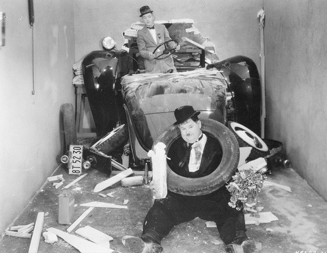 Zakute łby - Z filmu - Stan Laurel, Oliver Hardy
