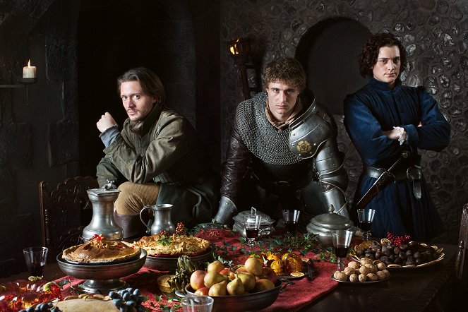The White Queen - Promokuvat - David Oakes, Max Irons, Aneurin Barnard