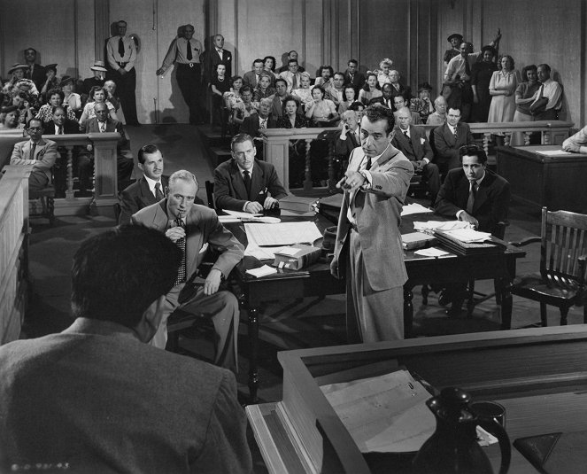 Vor verschlossenen Türen - Filmfotos - George Macready, Humphrey Bogart, John Derek