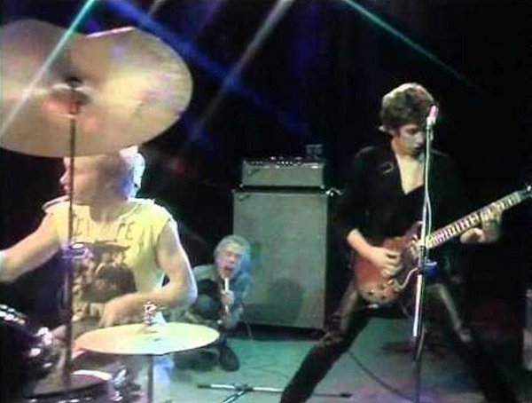 Sex Pistols - Anarchy In The U.K. - Photos - Paul Cook, John Lydon, Steve Jones
