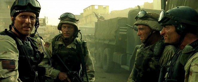 Black Hawk Down - Filmfotos - William Fichtner, Jason Isaacs, Tom Sizemore, Kim Coates