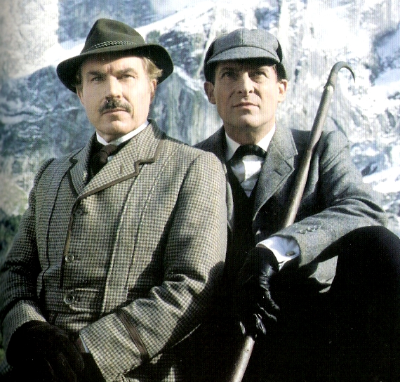 The Adventures of Sherlock Holmes - Season 2 - The Adventures of Sherlock Holmes: The Final Problem - Filmfotos - David Burke, Jeremy Brett