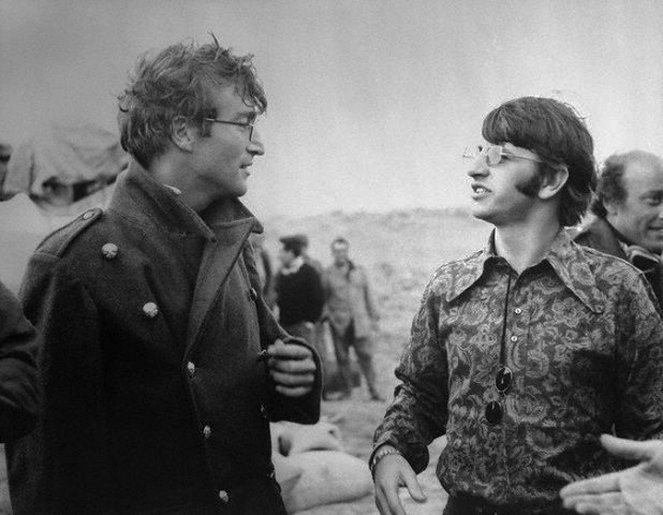 Cómo gané la guerra - Del rodaje - John Lennon, Ringo Starr