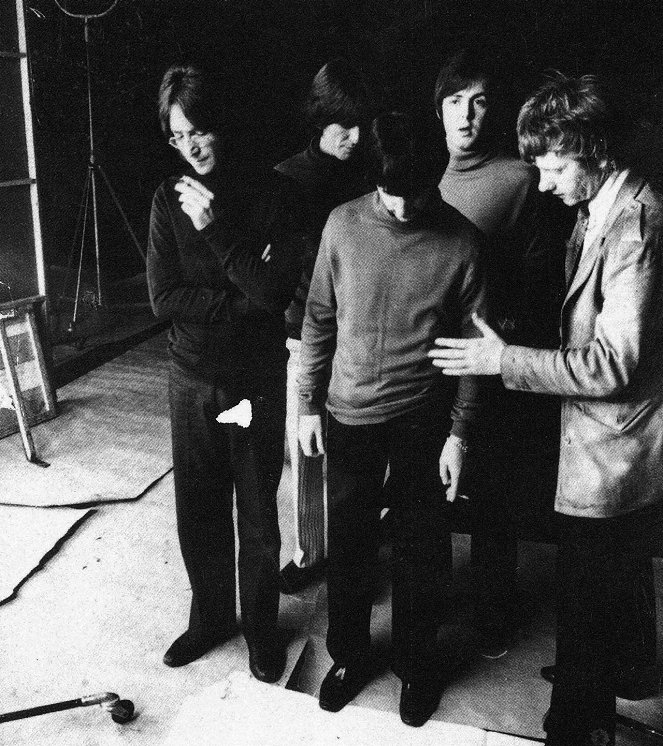 Keltainen sukellusvene - Kuvat kuvauksista - John Lennon, George Harrison, Ringo Starr, Paul McCartney