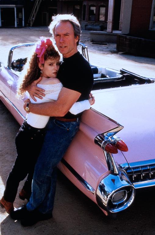 Růžový Cadillac - Z natáčení - Bernadette Peters, Clint Eastwood