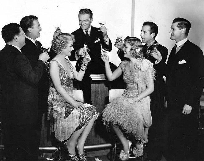 Die wilden Zwanziger - Filmfotos - Frank McHugh, Jeffrey Lynn, Gladys George, James Cagney, Priscilla Lane, Humphrey Bogart, Paul Kelly