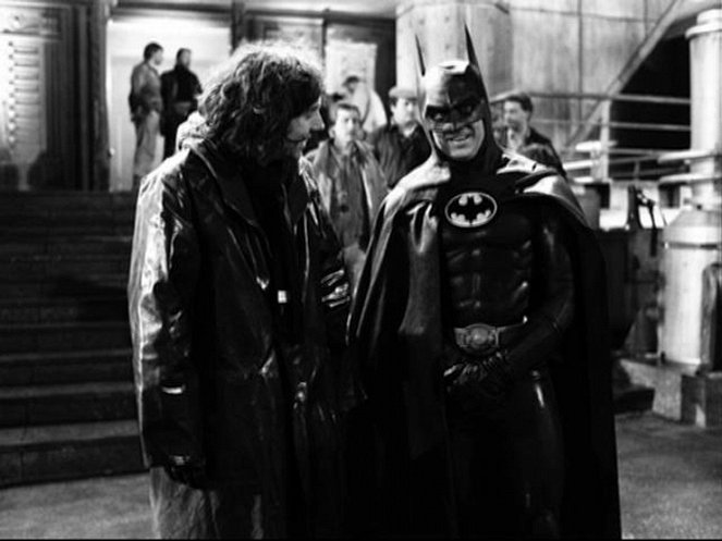 Batman - A denevérember - Forgatási fotók - Tim Burton, Michael Keaton