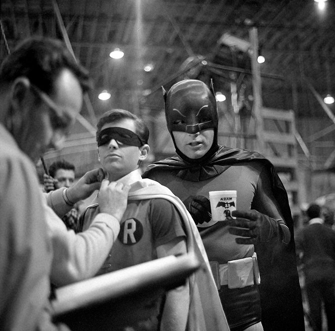 Batman - Dreharbeiten - Burt Ward, Adam West