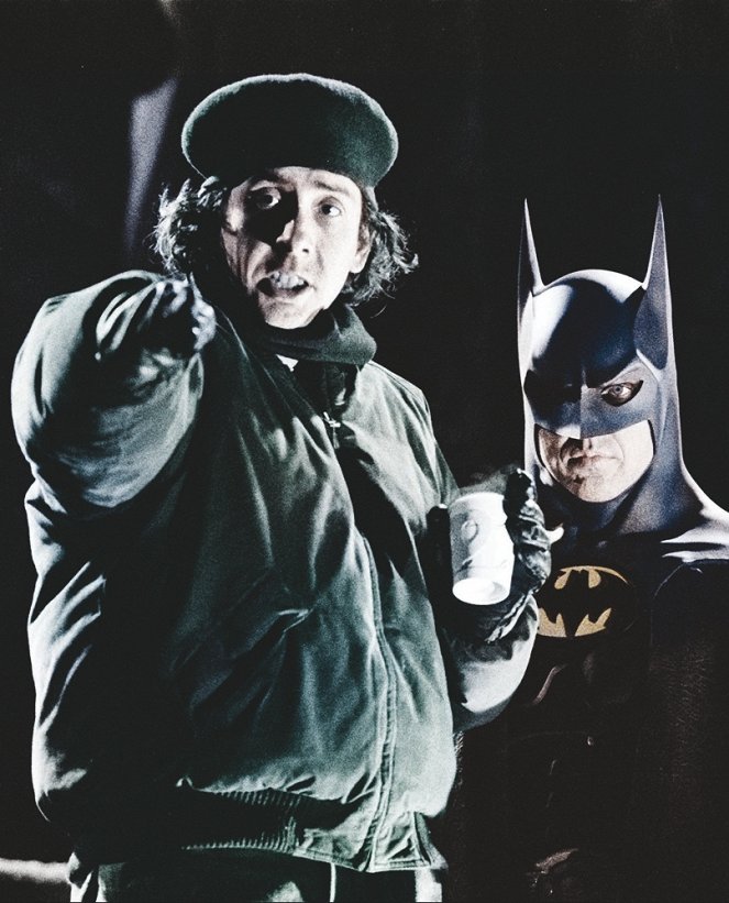 Batman vuelve - Del rodaje - Tim Burton, Michael Keaton