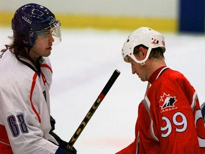 Nagano 1998 - hokejový turnaj století - Z filmu - Jaromír Jágr, Wayne Gretzky