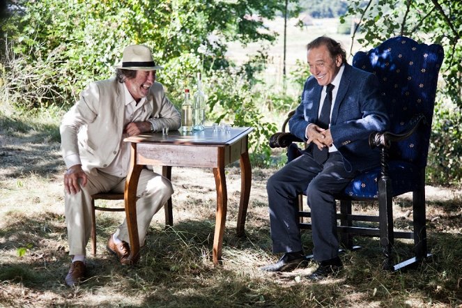 Dědictví aneb Kurva se neříká - Z natáčení - Bolek Polívka, Karel Gott