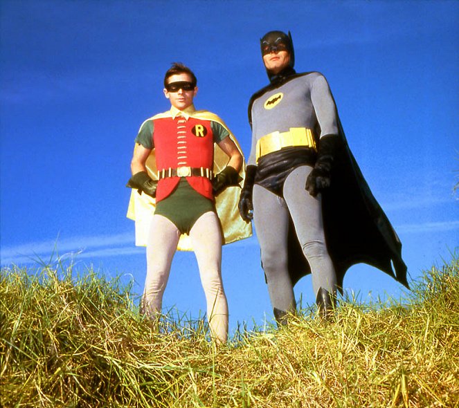 Batman hält die Welt in Atem - Filmfotos - Burt Ward, Adam West