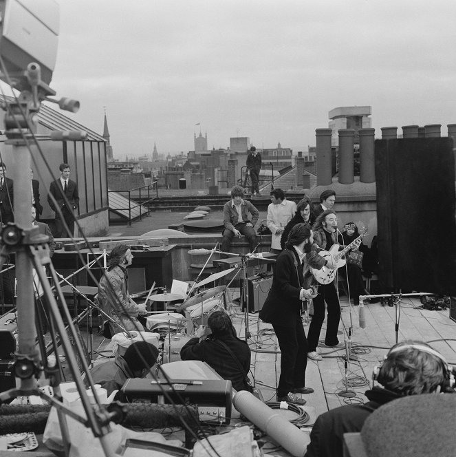 The Beatles: Rooftop Concert - Kuvat elokuvasta - Ringo Starr, George Harrison, Paul McCartney, John Lennon
