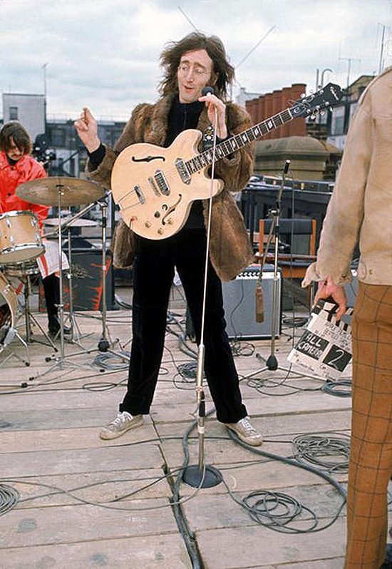 The Beatles: Rooftop Concert - Van film - Ringo Starr, John Lennon