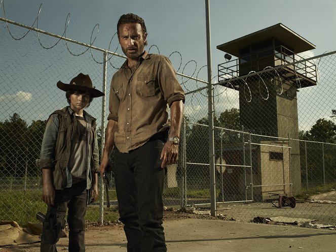 The Walking Dead - Season 3 - Werbefoto - Chandler Riggs, Andrew Lincoln