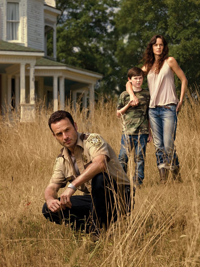 The Walking Dead - Season 2 - Werbefoto - Andrew Lincoln, Chandler Riggs, Sarah Wayne Callies