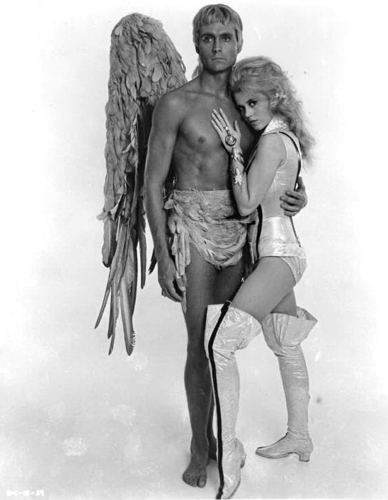 Barbarella - Werbefoto - John Phillip Law, Jane Fonda