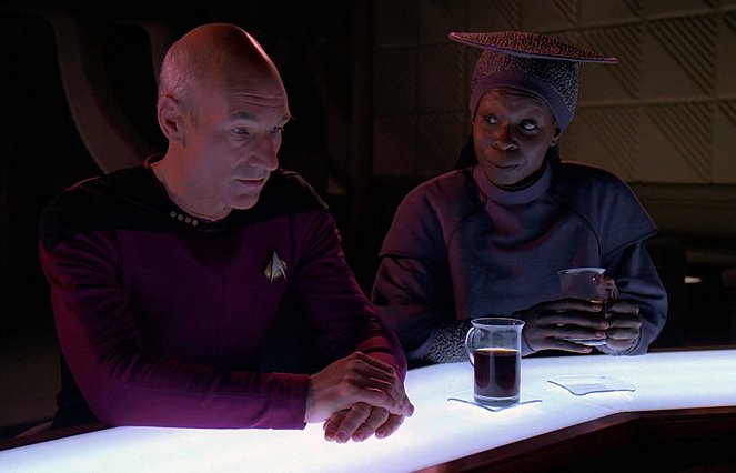 Star Trek: Az új nemzedék - The Measure of a Man - Filmfotók - Patrick Stewart, Whoopi Goldberg