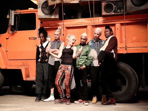 No Doubt - Settle Down - Filmfotos - Adrian Young, Gwen Stefani, Tony Kanal, Tom Dumont