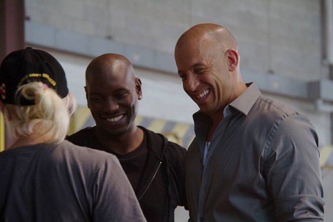 Fast & Furious 7 - Dreharbeiten - Tyrese Gibson, Vin Diesel