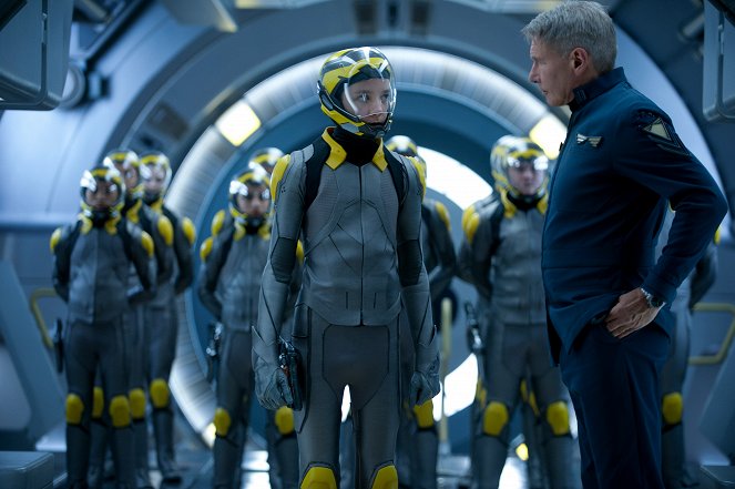 Ender's Game - Filmfotos - Asa Butterfield, Harrison Ford