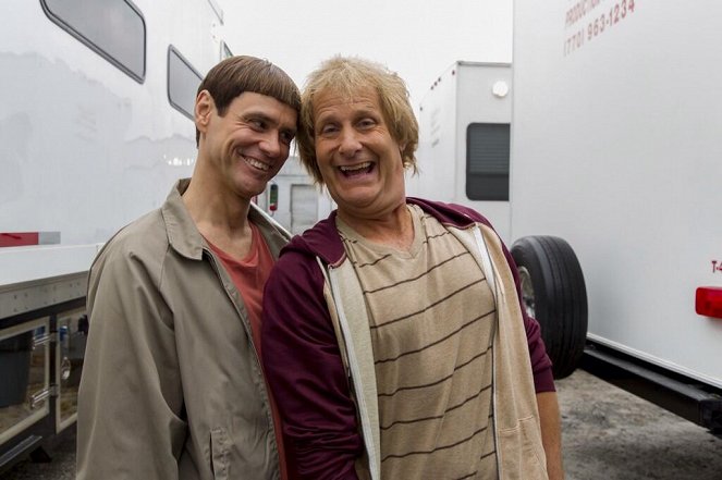 Dumb and Dumber To - Van de set - Jim Carrey, Jeff Daniels